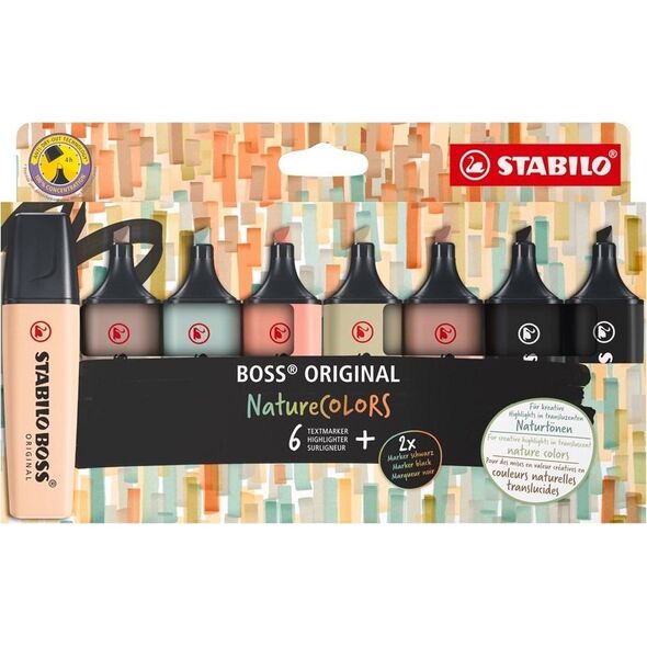 Teka Zakre¶lacz Boss Original Naturecolors 8szt