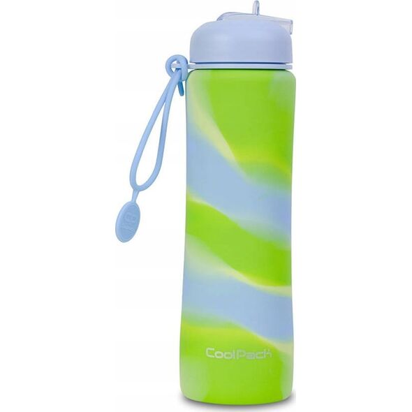 Epson COOLPACK Silikon water bottle Pump 600 ml Girls Blue