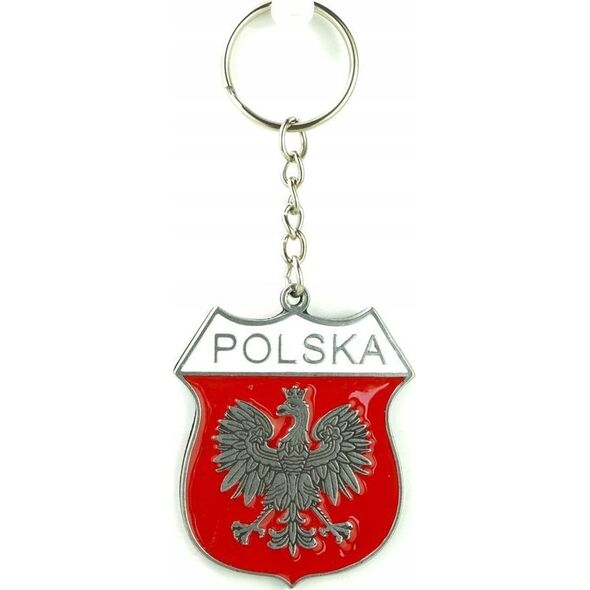 Teka Brelok metalowy Godło Polski ABINO