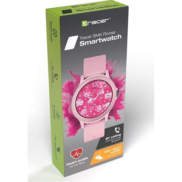 Smartwatch Tracer SMK Roosa Różowy  (TRAFON47483)