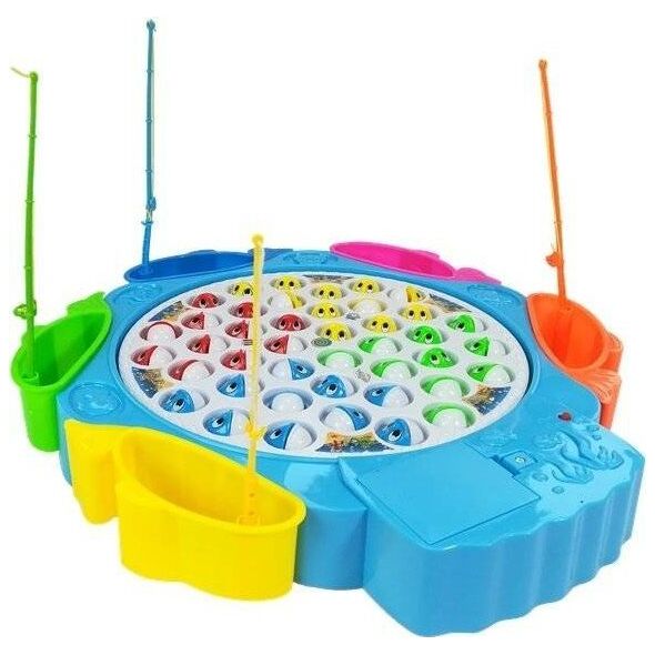 LeanToys Gra zręczno¶ciowa Łowienie Rybek niebieska