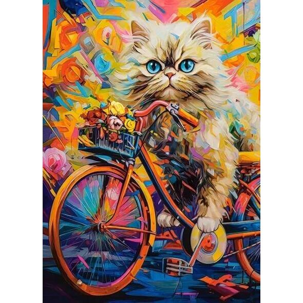 Castorland Puzzle 180 Kitten's Floral Ride CASTOR