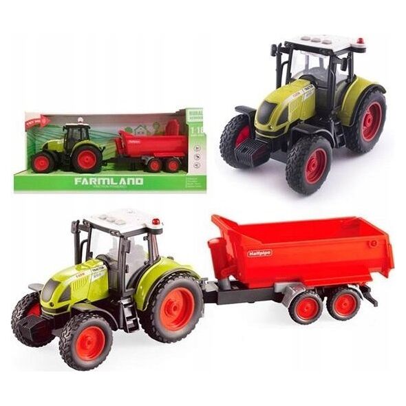 Teka Traktor z przyczep± ¶wiatło i dĽwięk
