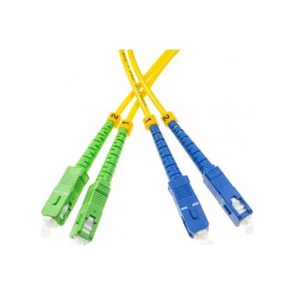 RBLINE Patchcord SM SC/APC-SC/UPC duplex 5m 9/125 3.0mm G652D