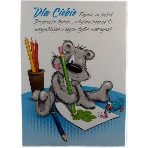 Stamp Karnet Happy B6 + koperta wzór nr 16