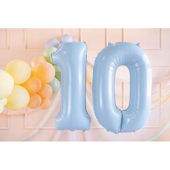 Party Deco Balon foliowy 1 jasny niebieski 72cm