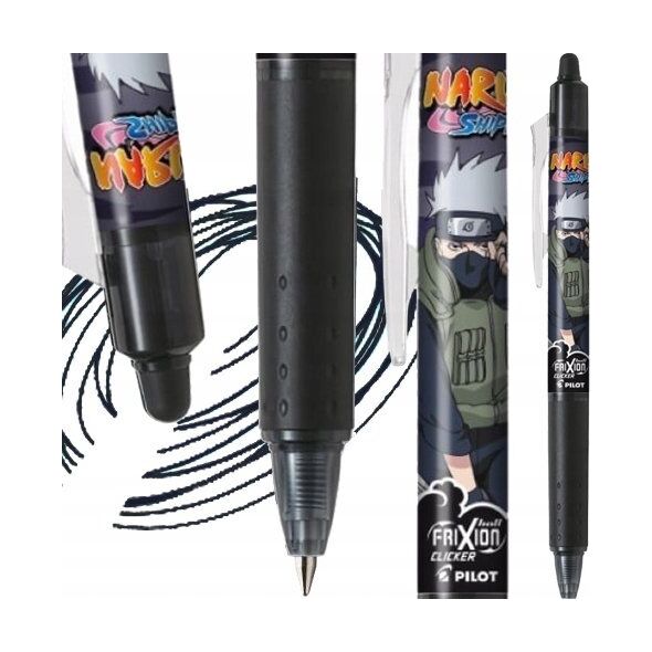 Pilot Pióro Clicker Frixion Naruto czarny (12szt) PILOT
