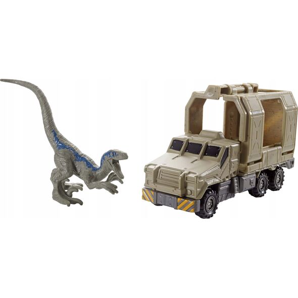 Mattel Matchbox Jurassic World Transporter z Welocirapto