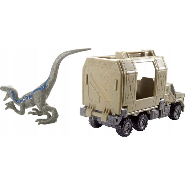 Mattel Matchbox Jurassic World Transporter z Welocirapto