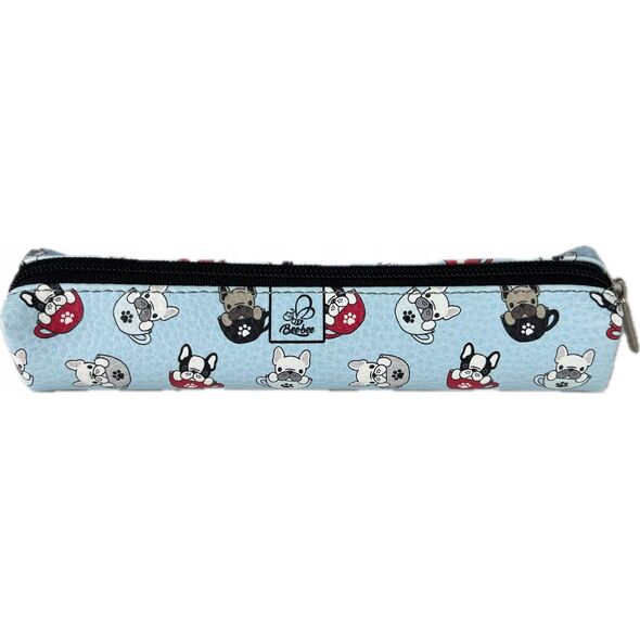 Piórnik Bee-bee Piórnik mini prostok±t Buldogi blue
