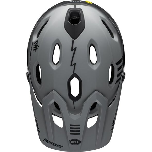 Bell Kask full face BELL SUPER DH Rozmiar kasku: S(52-56cm), Wybierz kolor: Fasthouse Matte Gloss Black White