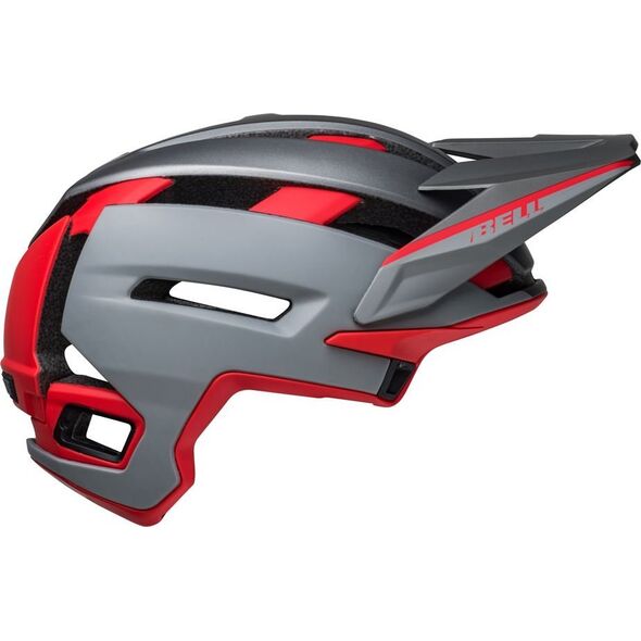 Bell Kask full face BELL SUPER AIR R Rozmiar kasku: M(55-59 cm), Wybierz kolor: Matte Grey Red