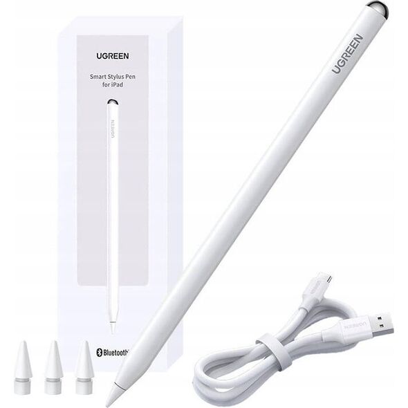 Rysik Ugreen Aktywny rysik do Apple iPad Ugreen LP707, USB-C, Bluetooth 5.0 (biały)
