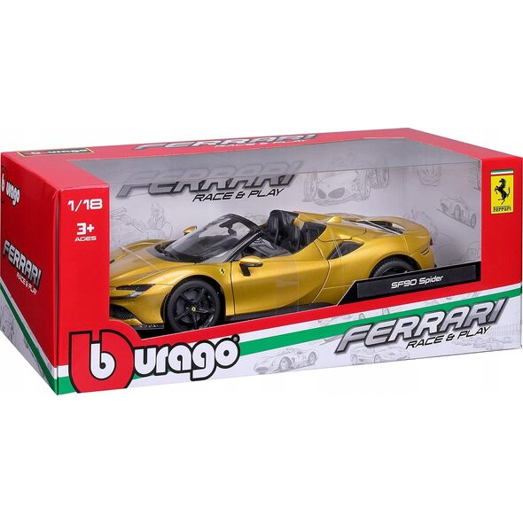 Bburago Ferrari SF90 Spider Gold BBURAGO