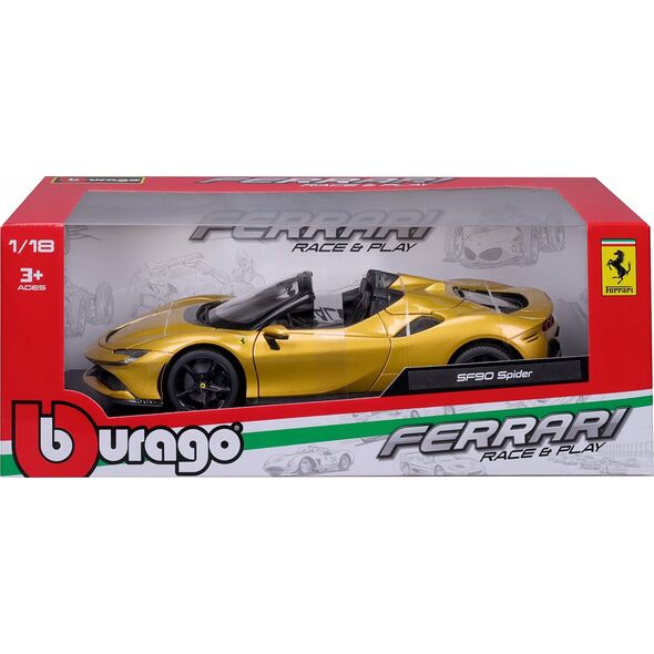 Bburago Ferrari SF90 Spider Gold BBURAGO