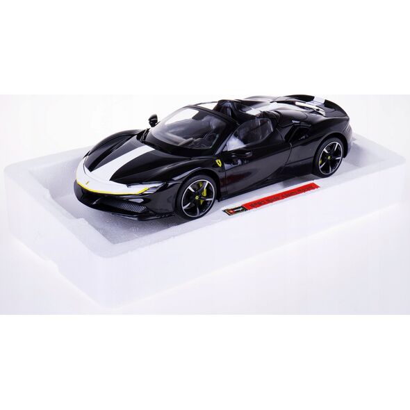 Bburago Ferrari SF90 Spider Metal Black 1:18 BBURAGO