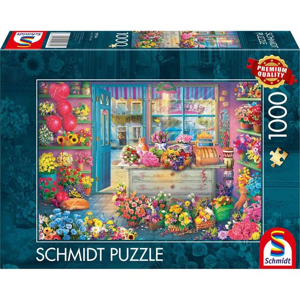 Schmidt Spiele Puzzle PQ 1000 Kwiaciarnia G3