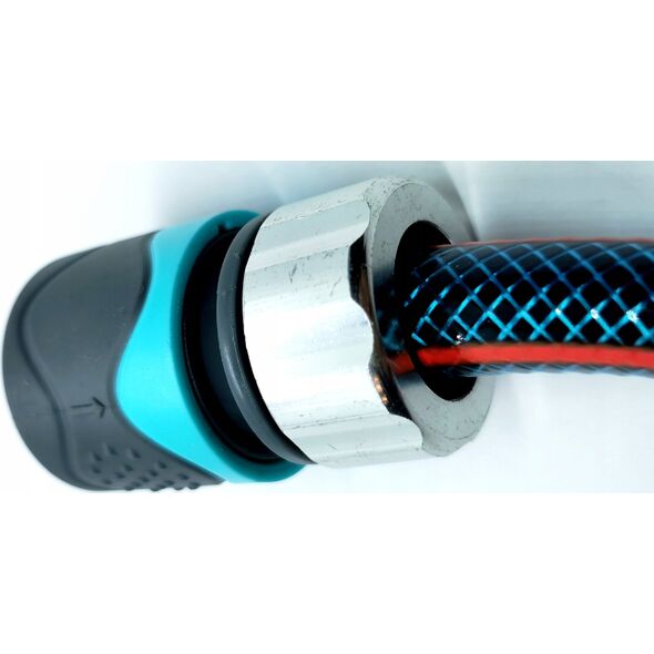 Richmann Hose connection ABS/ALU 1/2" Stop-system