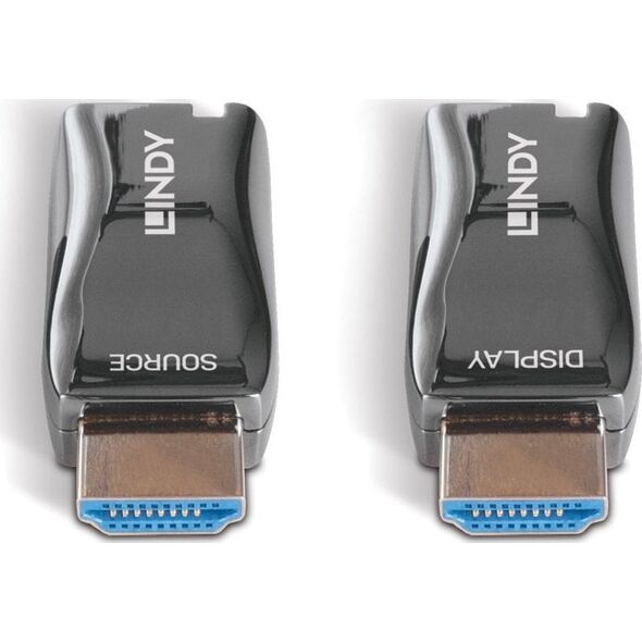 System przekazu sygnału AV Lindy LINDY 300m HDMI 4K60 Fiber Optic Dongle extender