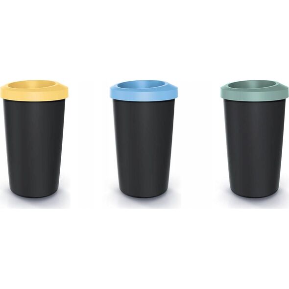 Kosz na śmieci Prosperplast ŚMIETNIK KOSZE NA ŚMIECI 3X45 L COMPACTA R SORTIBOX KOLOR