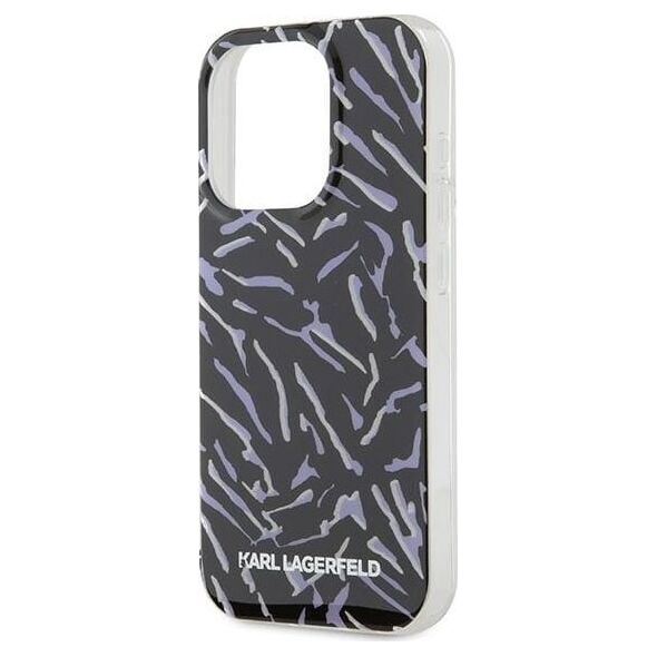 Karl Lagerfeld Karl Lagerfeld KLHCP15XHZBPKCCU iPhone 15 Pro Max 6.7" fioletowy/purple Zebra With Cord