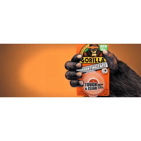 Gorilla Sports Gorilla tape Mounting Clear 1.5m