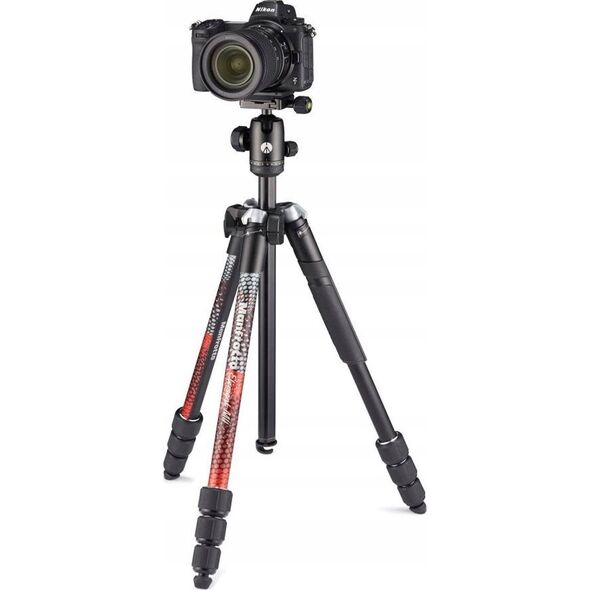 Statyw Manfrotto Manfrotto tripod kit Element MII MKELMII4RD-BH, red