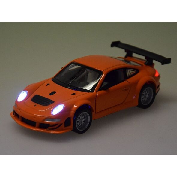 Jokomisiada Auto metalowe model Porshe 911 GT3 RSR 1:32 światło dźwięk kolekcja ZA5054