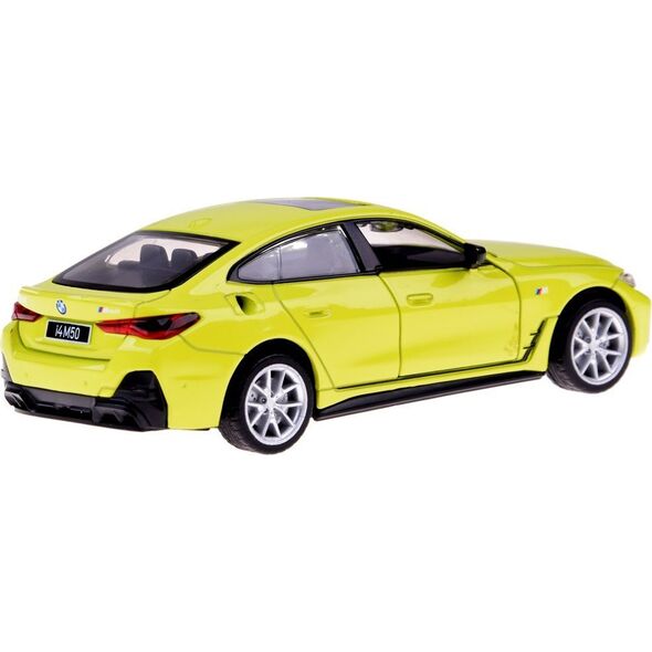 Jokomisiada Auto metalowe Elektryczne BMW i4 M50 Gran Coupe dźwięk światła ZA5044