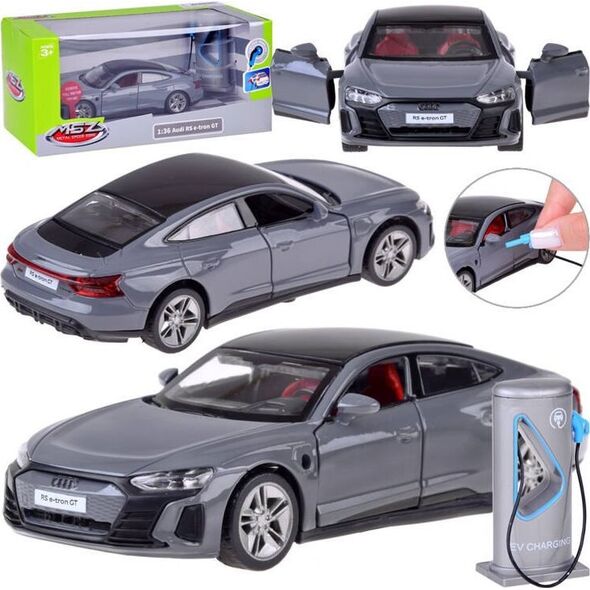 Jokomisiada Auto metalowe Elektryczne Audi RS e-tron GT Coupe dźwięk światła ZA5045