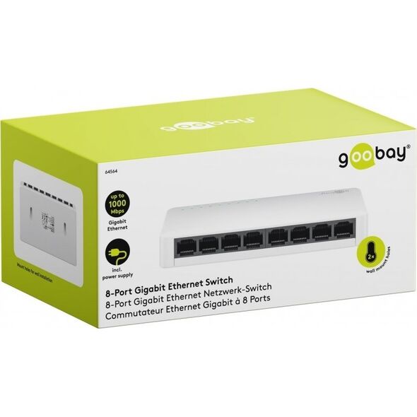 Switch 8-portowy gigabitowy przełącznik sieci Ethernet