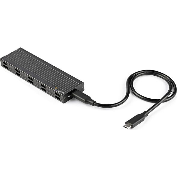Kieszeń StarTech StarTech SM2E1BMU31C obudowa do dysków twardych Obudowa SSD Czarny M.2