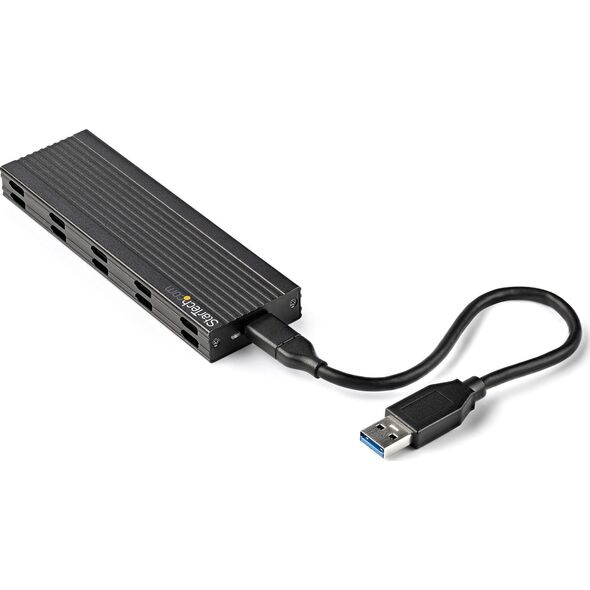 Kieszeń StarTech StarTech SM2E1BMU31C obudowa do dysków twardych Obudowa SSD Czarny M.2