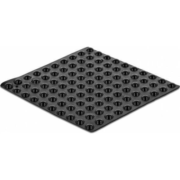 Delock Rubber feet round self-adhesive 5 x 2 mm 100 pieces black