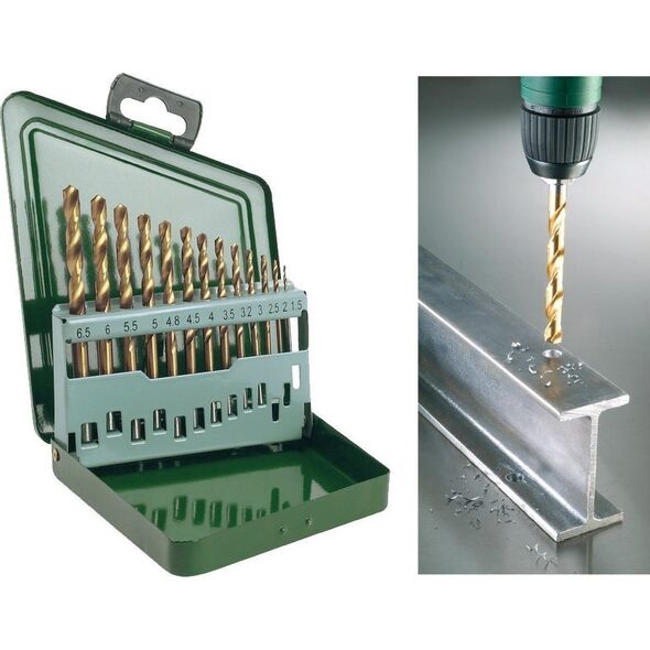 Wiertło Bosch COMPLECT HSS TIN PROMOLINE, 13 PCS