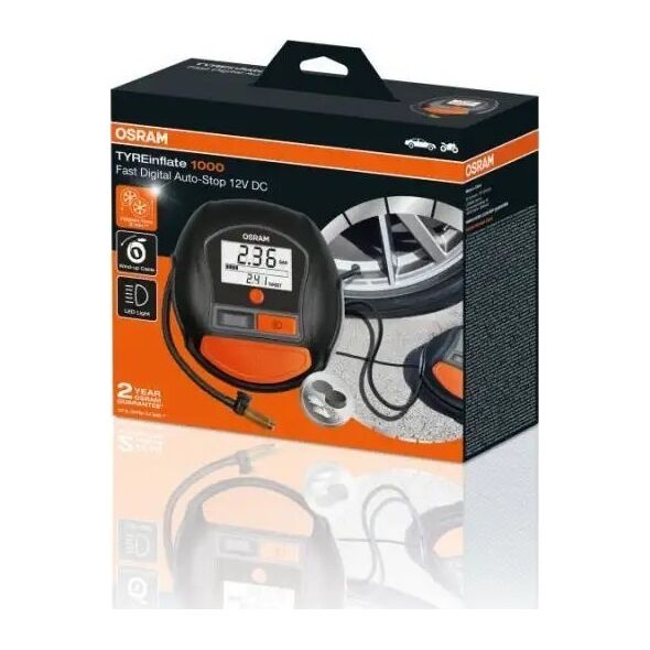 Kompresor samochodowy Krups OSRAM TYRE INFLATE 1000