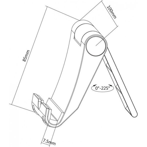 Stojak Reflecta Reflecta Tabula Travel universal Tablet and Smartphone Stand