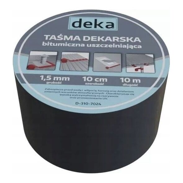 Tytan TAÅMA USZCZELNIAJÄCA DEKARSKA ALUBUTYL 10CM*10MB CZARNY