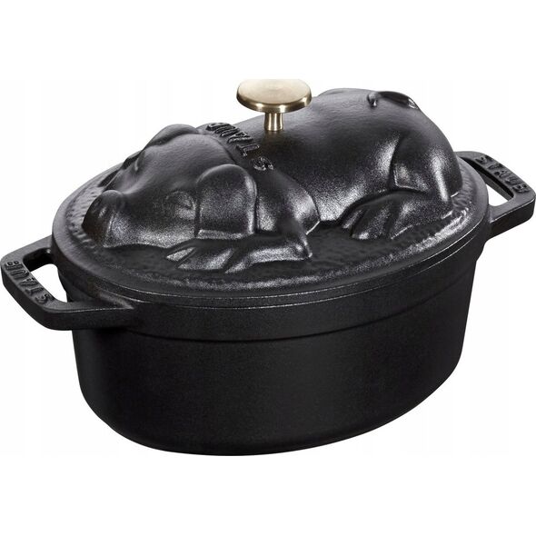 STAUB Garnek żeliwny owalny prosię Staub
