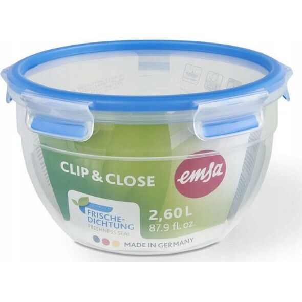 Emsa EMSA Clip&Close Food Storage Box 2.6 L round