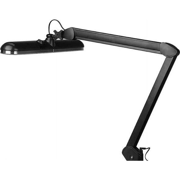 Activeshop Lampa warsztatowa led Elegante 801-tl z imadełkiem reg. natężenie i barwa światła black