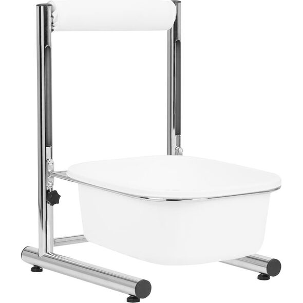 Activeshop Brodzik do pedicure z regulowaną wysokością chrom