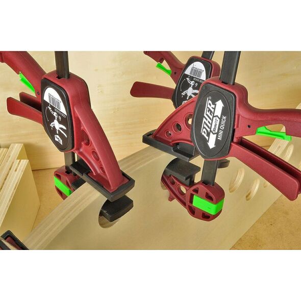 PIHER Greitos fiksacijos spaustuvas Piher Mini Quick 5,5x30cm, max 75kg