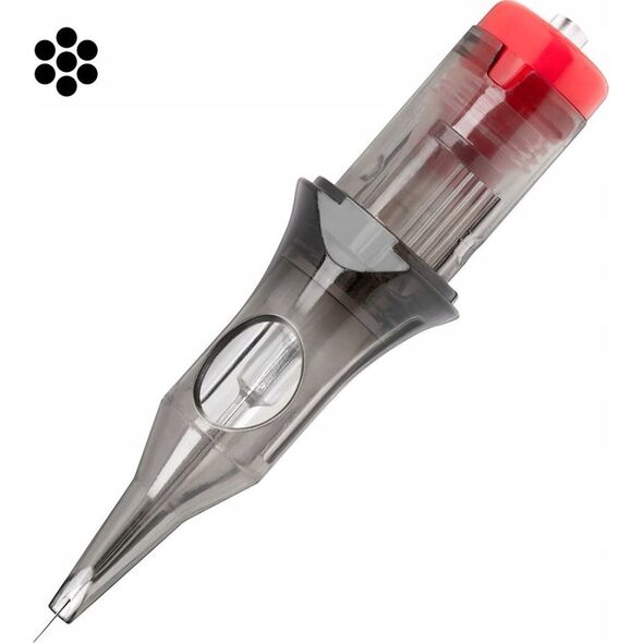 Activeshop Cartridge do tatuażu El Cartel V2 - 0.35 7RL Medium Taper 10 szt.