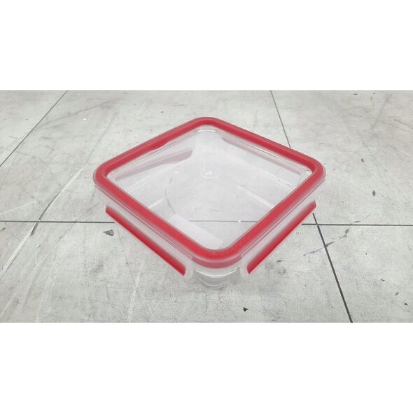 Emsa Emsa Clip&Close Glass Food Container 0,8 L red