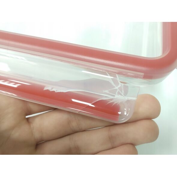 Emsa Emsa Clip&Close Glass Food Container 1,3 L  red