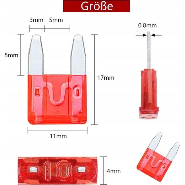 Emsa Emsa Clip&Close Glass Food Container 600 ml  red