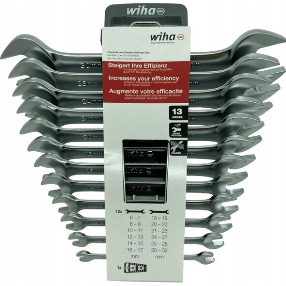 Zestaw narzędzi Wiha Wiha double open-end spanner set