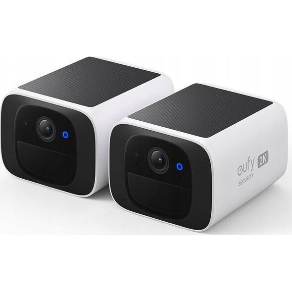 Kamera IP D-Link Eufy SoloCam E220 - Netzwerk-Uberwachungskamera - Aussenbereich - witterungsbestandig - Farbe (Tag&Nacht) - 2K - Audio - drahtlos - Wi-Fi - 2.4GHz radio (Packung mit 2)