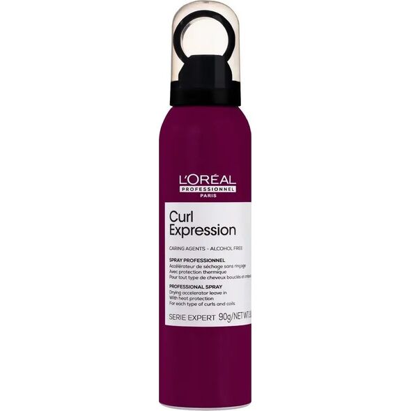 L'Oreal Professionnel, Serie Expert Curl Expression, Caring Agents/Alcohol Free, Hair Spray, Heat Protection, 150 ml For Women